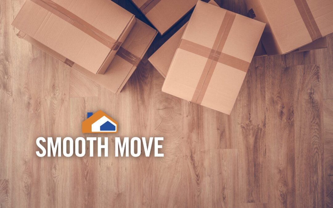 Smooth Move Moving Services in South Carolina | cardboard moving boxes on hardwood floor
